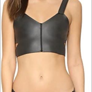 MIKOH neoprene swimsuit top M black